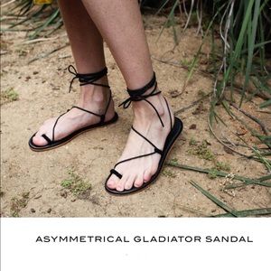 Dôen asymmetrical gladiator sandal